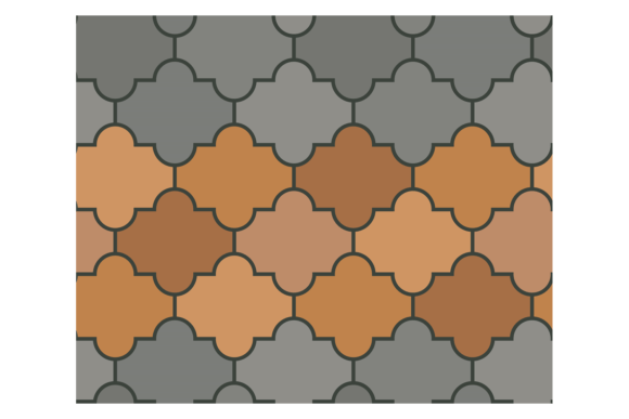 Color Tile Decorative Pattern. Seamless Graphics