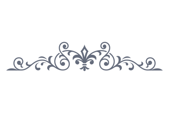 Decorative Header: Classic Elegant Ornat Graphics