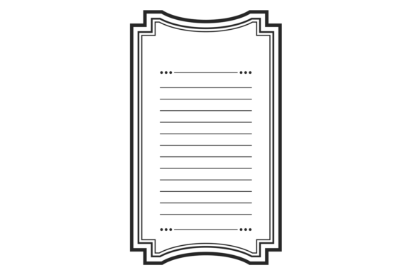 Decorative Vintage Frame. Elegant Label. Graphics & Illustrations