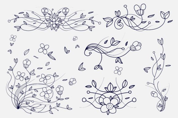 Flower Decorative Elements