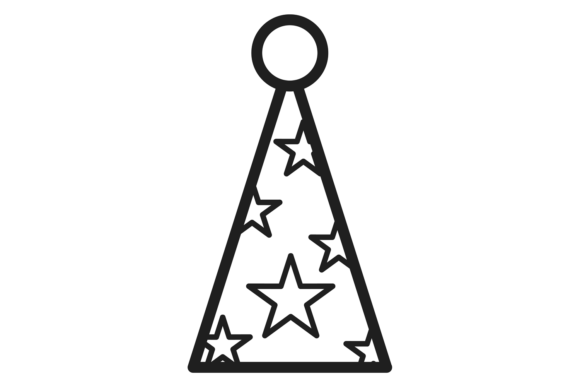 Party Hat Icon: Graphics for Festive Designs