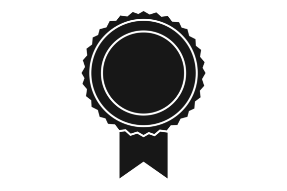 Round Decorative Seal Icon Graphics