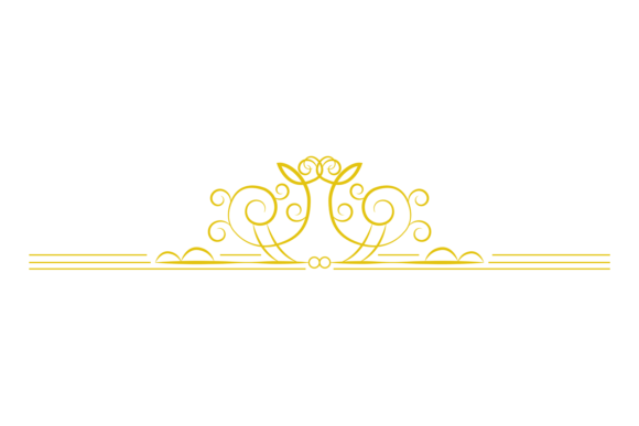 Vintage Elegant Page Header. Decorative Graphics