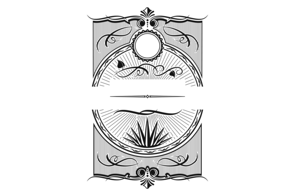 Vintage Label Template. Decorative Graphics