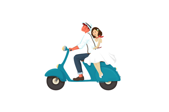 Wedding Couple Decorative Design Graphics